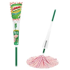 Libman Microfiber Wonder Mop with Green Steel Handle.