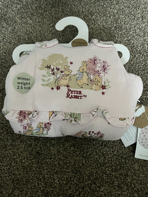 TU Peter Rabbit Rosa Schlafsack 2,5 Tog 0-6 Monate Neu