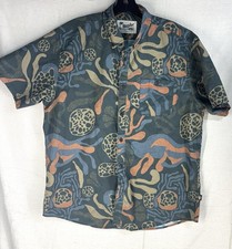 Howler Bros Mansfield Shirt Mens Lg Molecular Movements Antique Button Up Collar