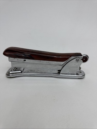 Vintage Ace Liner Aceliner Modell 502 braun Wirbel Hefter Retro Sammlerstück Kunst B