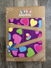Bye Bye Blankie/Baby Blanket/Baby Shower Gift /Heart 2 Heart Pink Purple