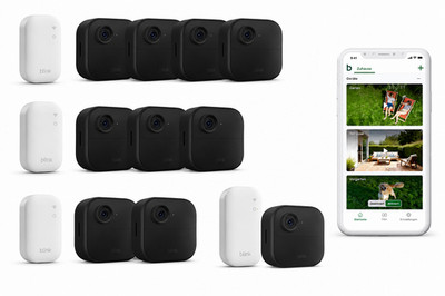 Blink Outdoor Kamera HD Sicherheitskamera 4 mit Blink Sync Module Core