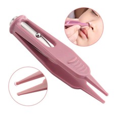 Infant Nose Cleaning Tweezers   Safe Plastic Baby Booger Remover Clips