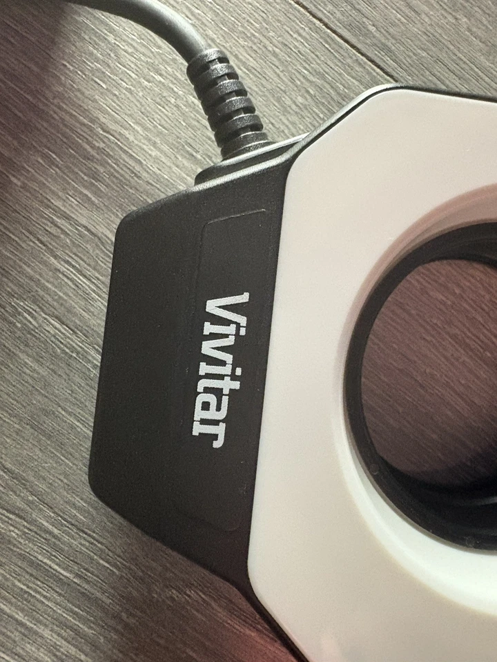 Vivitar Macro Flash Ring 6000AF C Canon Electronic Flash Unit - Tested Working - Image 3 of 4