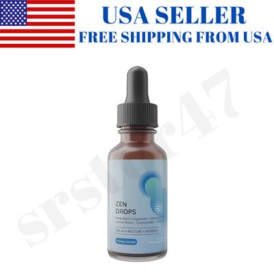 Drops Zen Stress Support with Magnesium Glycinate and Lemon BalM