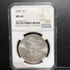 1897 Morgan Dollar NGC Certified MS64