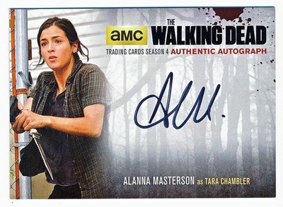 The Walking Dead Season 4 Part 2 Alanna Masterson Autograph Auto #AM2 - QTY