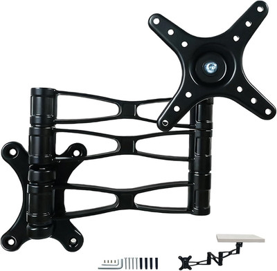 Foldable Wall-Mounted Nightstand Brackets for Small Spaces and DIY Projects