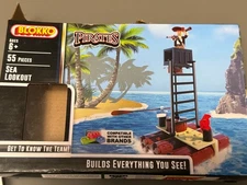 Blokko Pirates Sea Lookout 55 Pieces / Ages 6+  Building Set Complete
