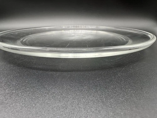 Pyrex Vintage Clear Glass Serving Platter 212 12" Pizza Pan Baking Dish