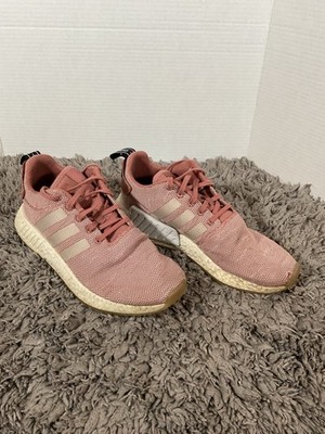 Adidas NMD R2 Womens Size 10 Ash Pink Boost Running Sneakers CQ2007 Mesh Casual