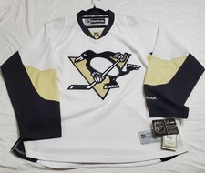 REEBOK NHL PITTSBURGH PENGUINS SIZE LARGE OFFICIAL JERSEY