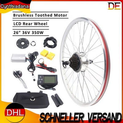 Electric Bike Conversion Kit, Front and Rear Wheel Kit, 36V Motor