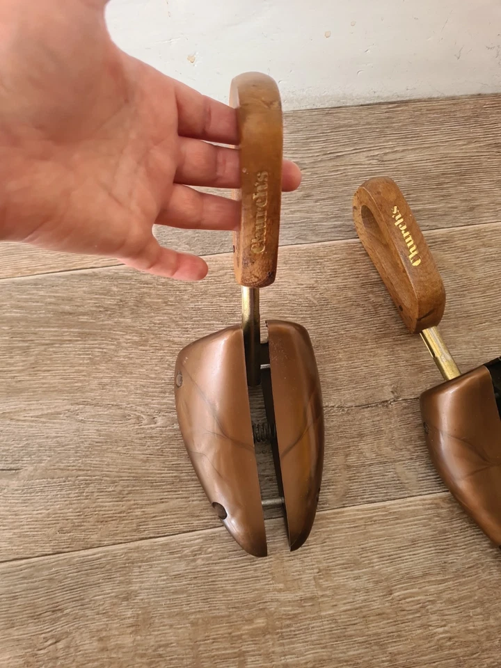 Vintage Herren Holz und Kunststoff Schuhspanner von Church's Medium - Bild 2 von 4