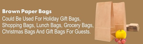 Stix - Brown Bag 4-100 4lb Brown Paper Lunch Bags - Pa of 100ct - Picture 7 of 32