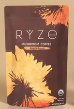 RYZE Mushroom Coffee USDA Organic with 6 Adaptogenic Mushrooms - 30 Servings