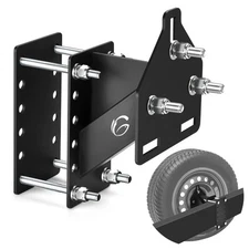 Spare Tire Carrier Mount, 3-Nuts Design Trailer Bracket Heavy Duty Holder, Fi...