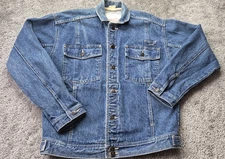 Coca-Cola denim trucker bomber jacket Vintage Adult Small Retro 90s