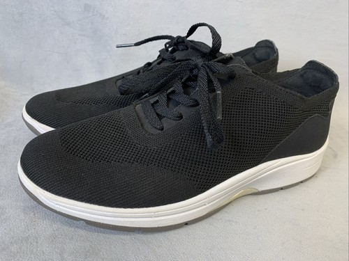 Cobb Hill Shoes Women’s Size 8.5 Black Piper Knit Tie Comfort Sneakers - 第 2/19 張圖片