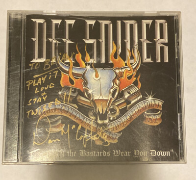 希少！DEE SNIDER / Never Let the Bastards〜 Dee Snider
