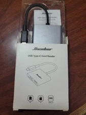 USB C 3 in 1 Hub Converter Type-C Adapter SD Card Reader For MacBook Pro Laptop