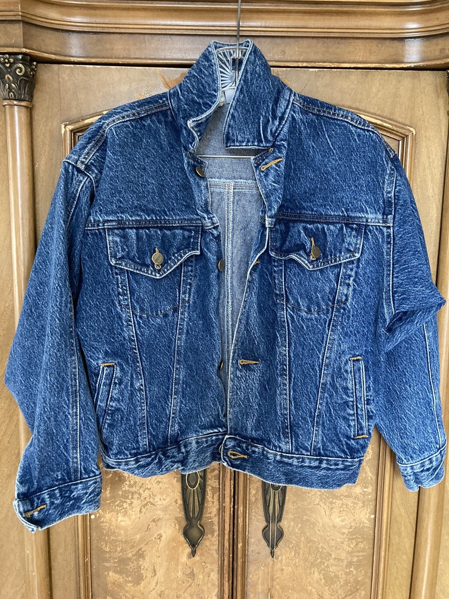 【VINTAGE】80〜90s made in USA MA-1 80-90's vintage MA-1 denim bomber jacket Vintage MA-1 denim bomber