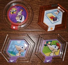 4 DISNEY INFINITY 1.0 2.0 Disc Lot Phineas and Ferb Aerial Rug Dr Doofenshmirtz