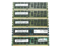Mixed 48Gb (16Gbx1)+(8Gbx4) DDR3-1333MHz ECC Server RAM 2Rx4 PC3L-10600R