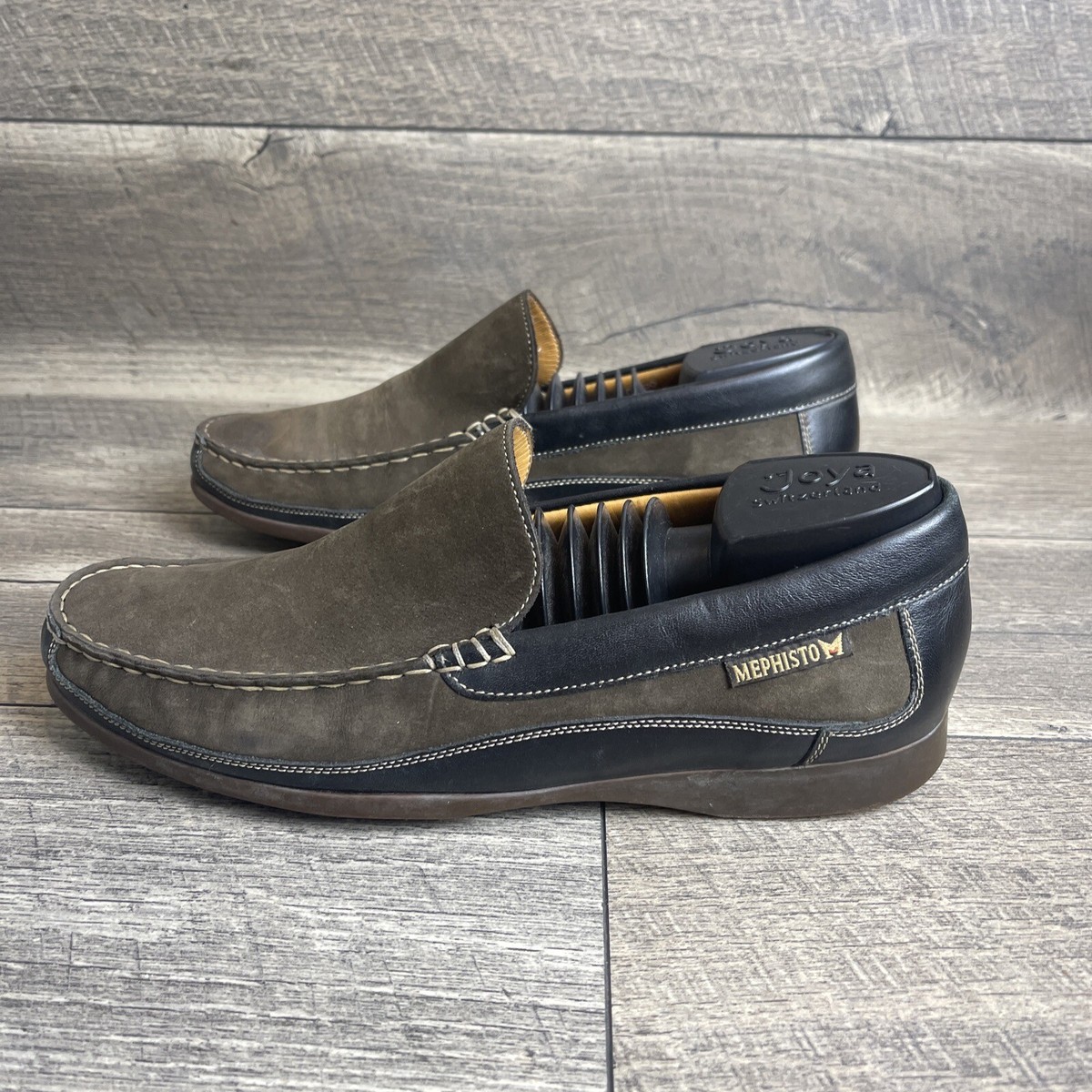 Mephisto Men’s Size 8 Baduard Suede Leather Slip On Brown Casual Nubuck Shoes Baduard - Mephisto - ShoesRX.com main image 3
