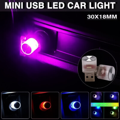 Auto Interieur Neon Atmosphäre Umgebungslampe Lampe Zubehör Mini USB LED Licht