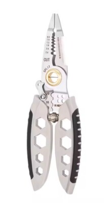 Multipurpose Wire Stripper, Multi-Tool Wire Cutting and Stripping Pliers NEW