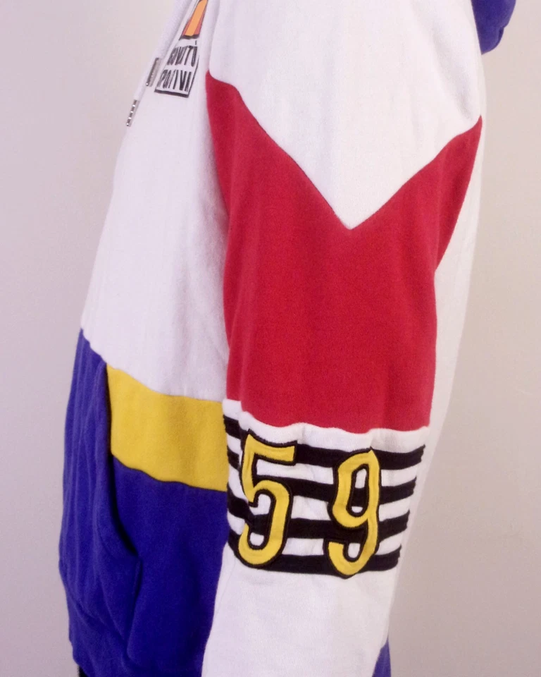 Usado en Excelente Condición Ellesse Loud Vibrant Colorblock Sudadera con Capucha Gioventu Sportiva Talla M Foto 3 de 4