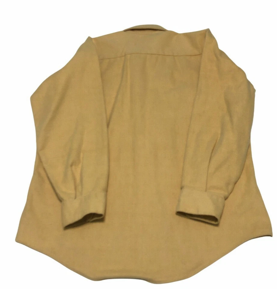Browning Long Sleeve Button Down Shirt Size 16 l 16 1/2 Tan  Fleece - Image 2 of 4