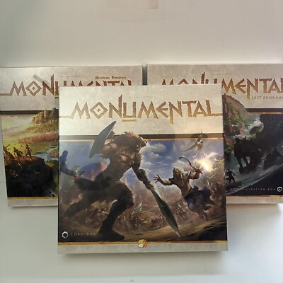 Funforge: Monumental - Board Game & African Empires & Lost Kingdoms Expansions