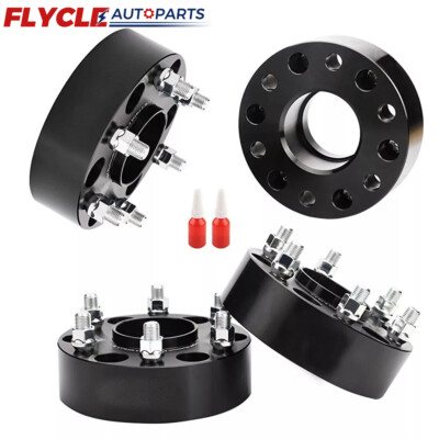#ad 4pcs 2 Inch 6x5.5 Hubcentric Wheel Spacers For Chevy Silverado 1500 GMC Sierra $98.13