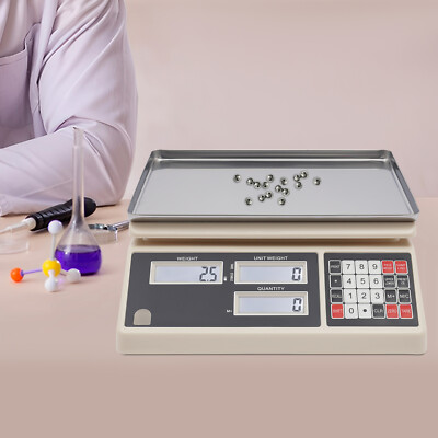 Precision Digital Weight Parts Coin Counting Scale Balance 30Kg 66LB x 0.001lb