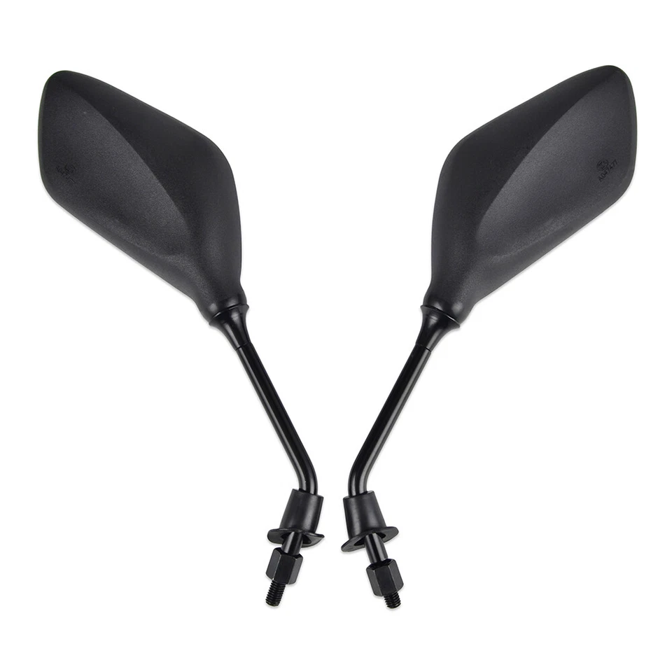 Par de espejos retrovisores laterales manillar M8 para Suzuki TS125 TS185 TS250 TS400 TC125 Foto 4 de 4