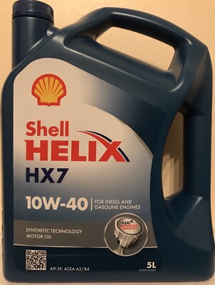 Shell Helix HX7 10W-40 Semi Synthetic Motor Oil ACEA A3 B4 API SN  