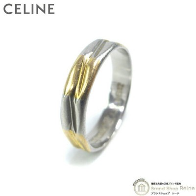 Celine PT850 K18 Platinum & Gold combination US#6.5 classic ring 