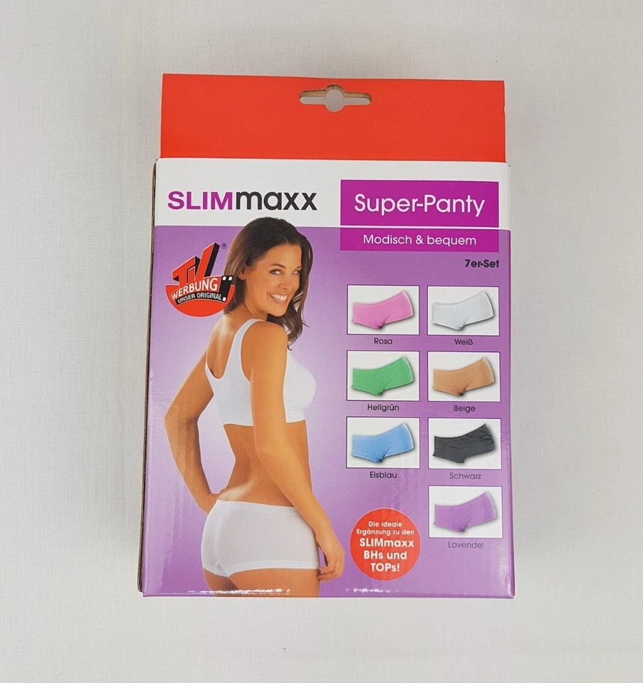 7er Pack Damen Pantie Slip Hotpants Panty in 7 Farben XXXL (52/54) Unterwäsche  - Bild 3 von 4