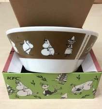 Moomin Multi Bowl Cup Gold Limited Color Original Box KFC Kentucky Japan