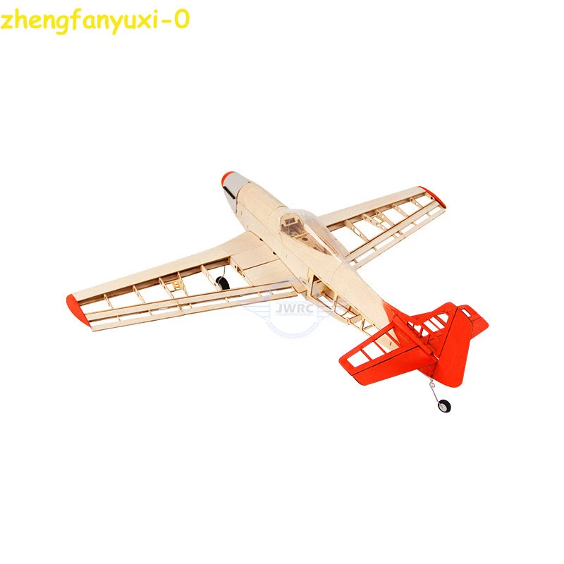 RC Model P51 Airplane Laser Cut Plane Balsa Wood Kit Skin Hardware Accessories - Image 4 of 4