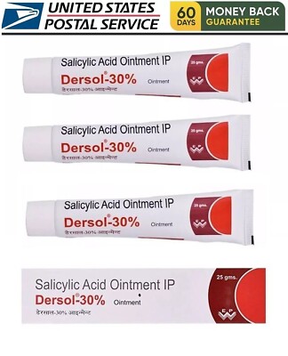(Pack of 3) Salicylic Acid 30% w/w Ointment (25gm) for Skin Care Best Result