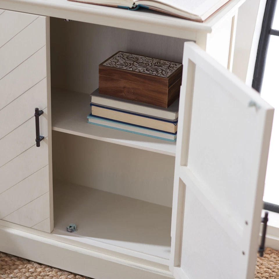 Aparador SAFAVIEH Peyton 2 puertas | Blanco envejecido | Foto 2 de 4