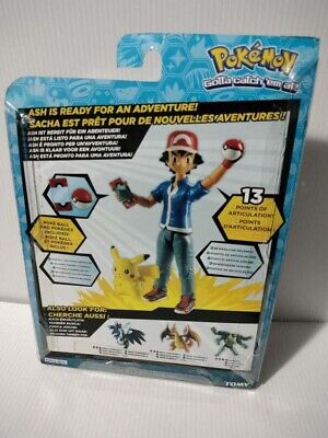 Tomy Pokemon XY Ash and Pikachu Pokémon trainer Action Figure