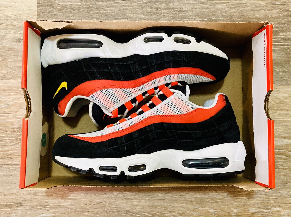 Nike Air Max 95 Essential White Black Yellow Red AT9865-101
