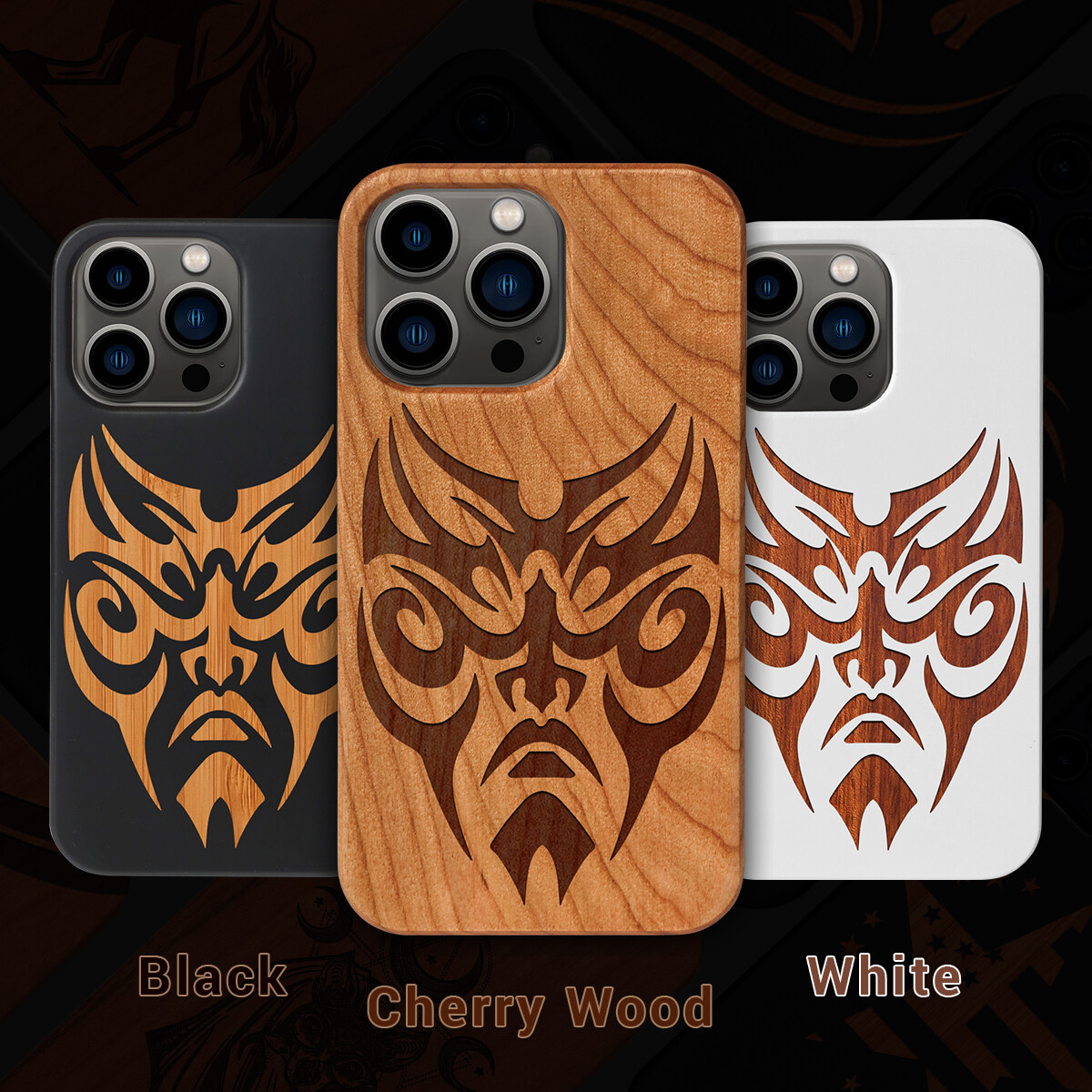 Wolverine Wood Phone Case iPhone 15/14/13 Pro/Max/Mini/Pro Max S21 - Main Image