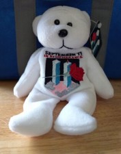 911 Bear Bean Bag With Tag REMEMBRANCE SEPTEMBER 11 Twin Towers 8" Plush