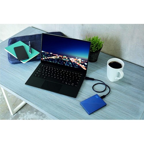 Western Digital My Passport Ultra 2TB blau externe Festplatte USB 3.0 2,5 Zoll - Bild 3 von 3