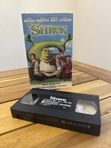 Shrek VHS Special Edition Video Cassette Big Box 2001 Eddie Murphy - Picture 5 of 6